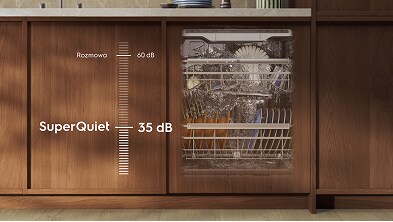 Nemanāmi klusa, 35 dB ar ‘’SuperQuiet’’ tehnoloģiju