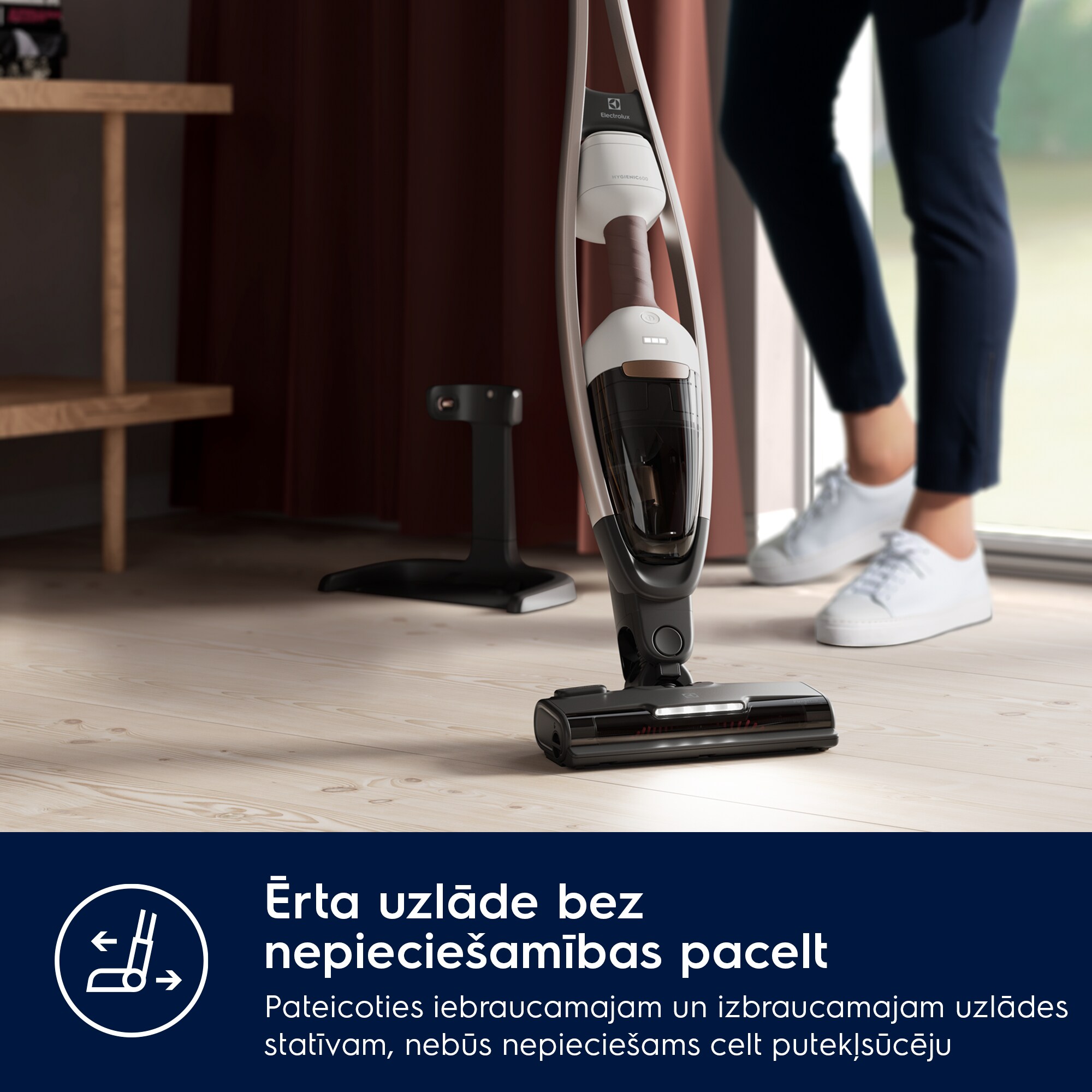 Electrolux - Bezvadu putekļsūcējs - ES62P25WET