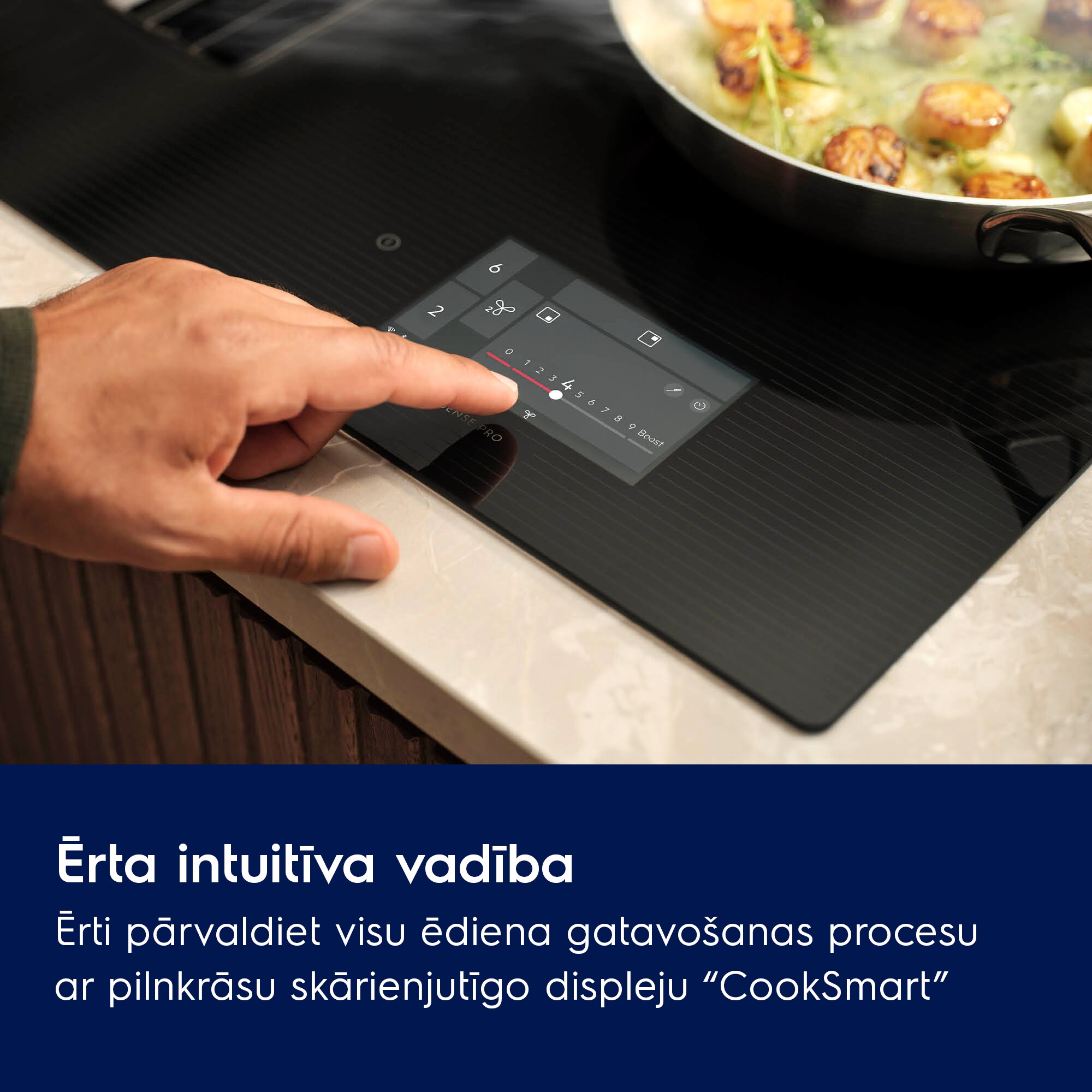 Electrolux - Plīts virsma ar nosūcēju - ECC8549