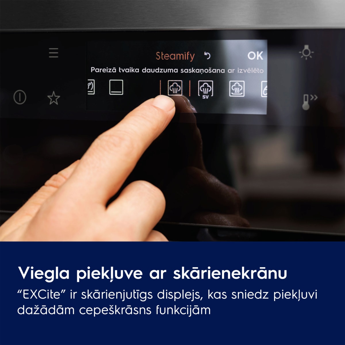 Electrolux - Tvaika cepeškrāsna - Y8SOB39X