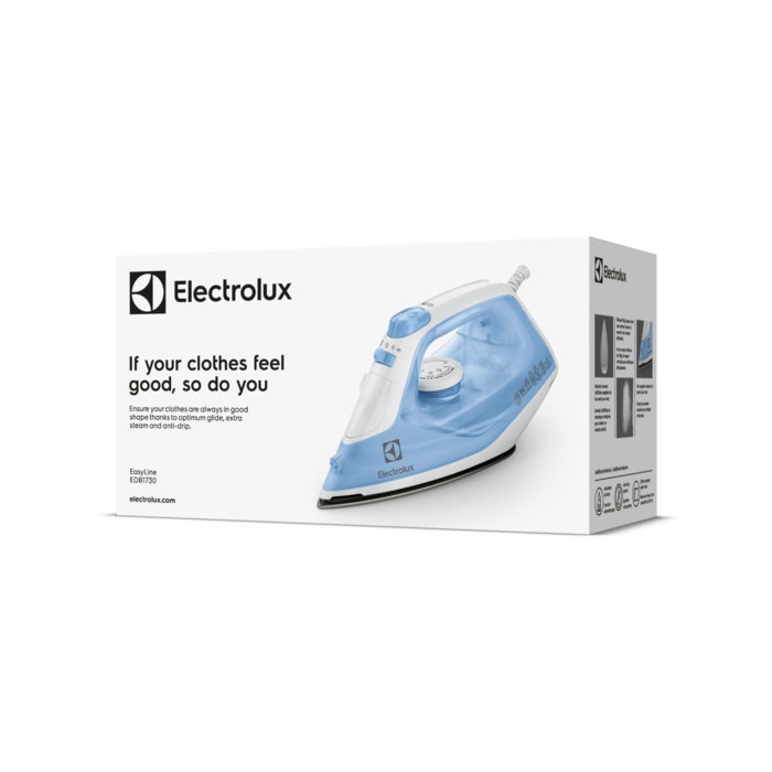 Electrolux - Tvaika gludeklis - EDB1730