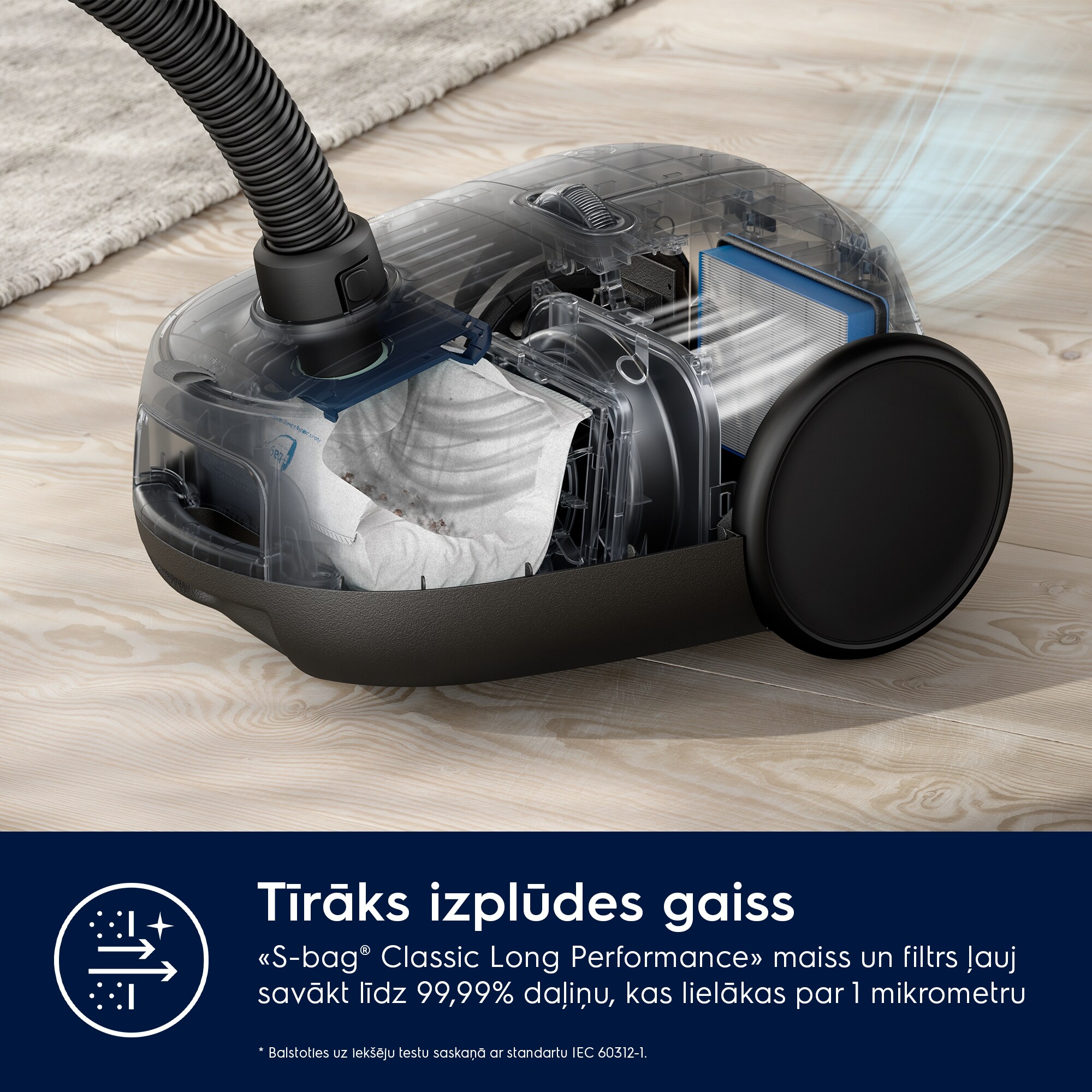 Electrolux - Putekļsūcējs ar vadu - EB61C1OG