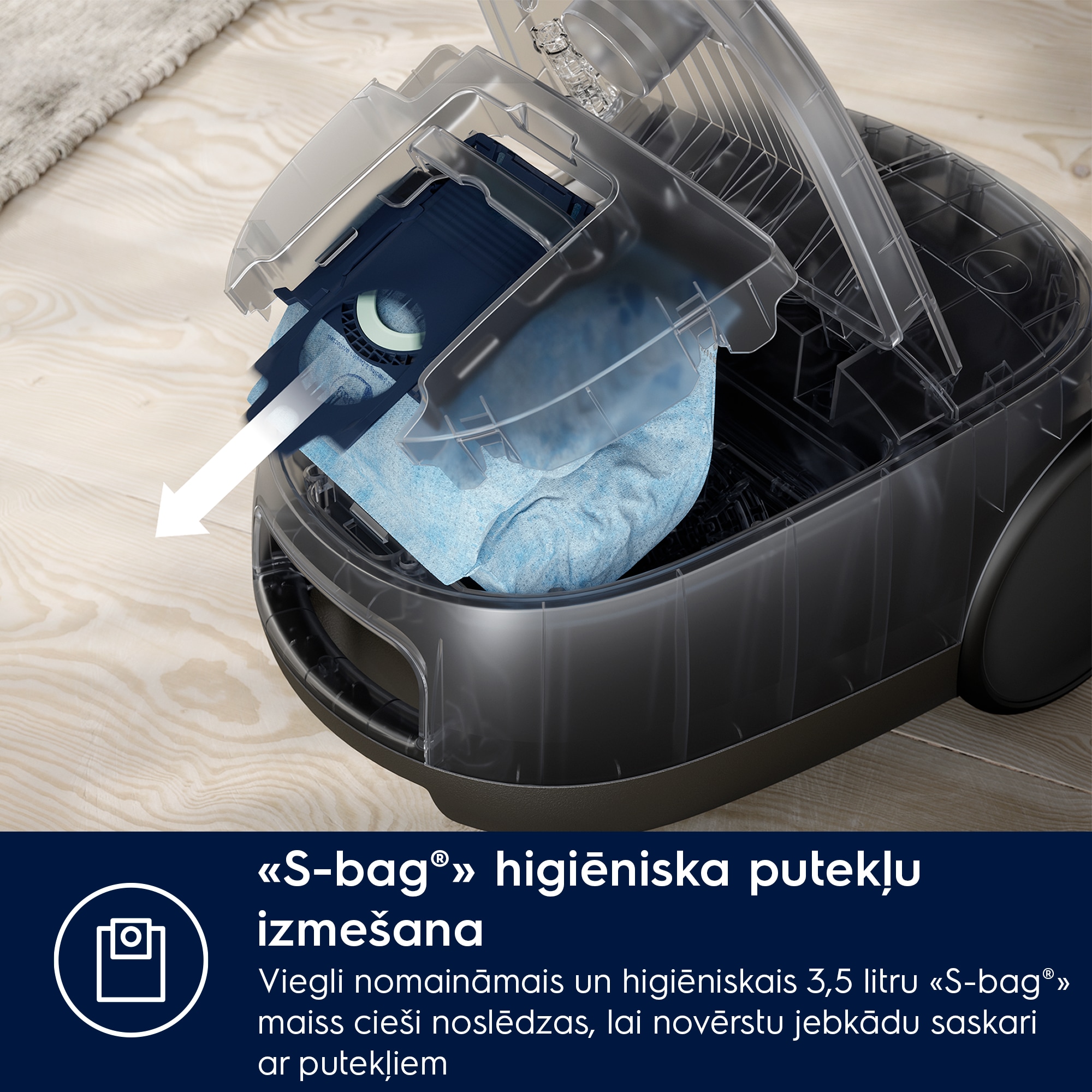 Electrolux - Putekļsūcējs ar vadu - EB61A5UG