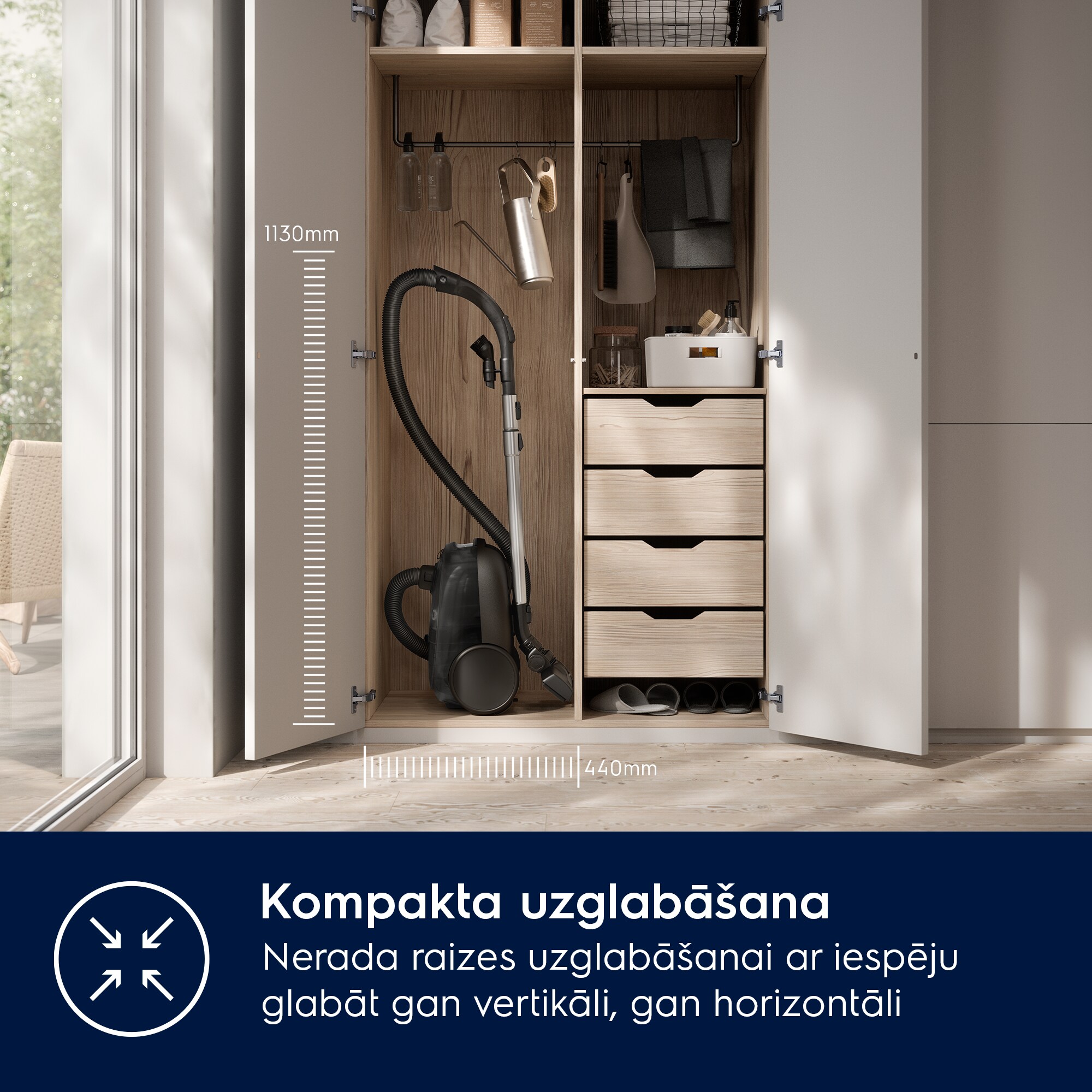 Electrolux - Putekļsūcējs ar vadu - EB61A5UG
