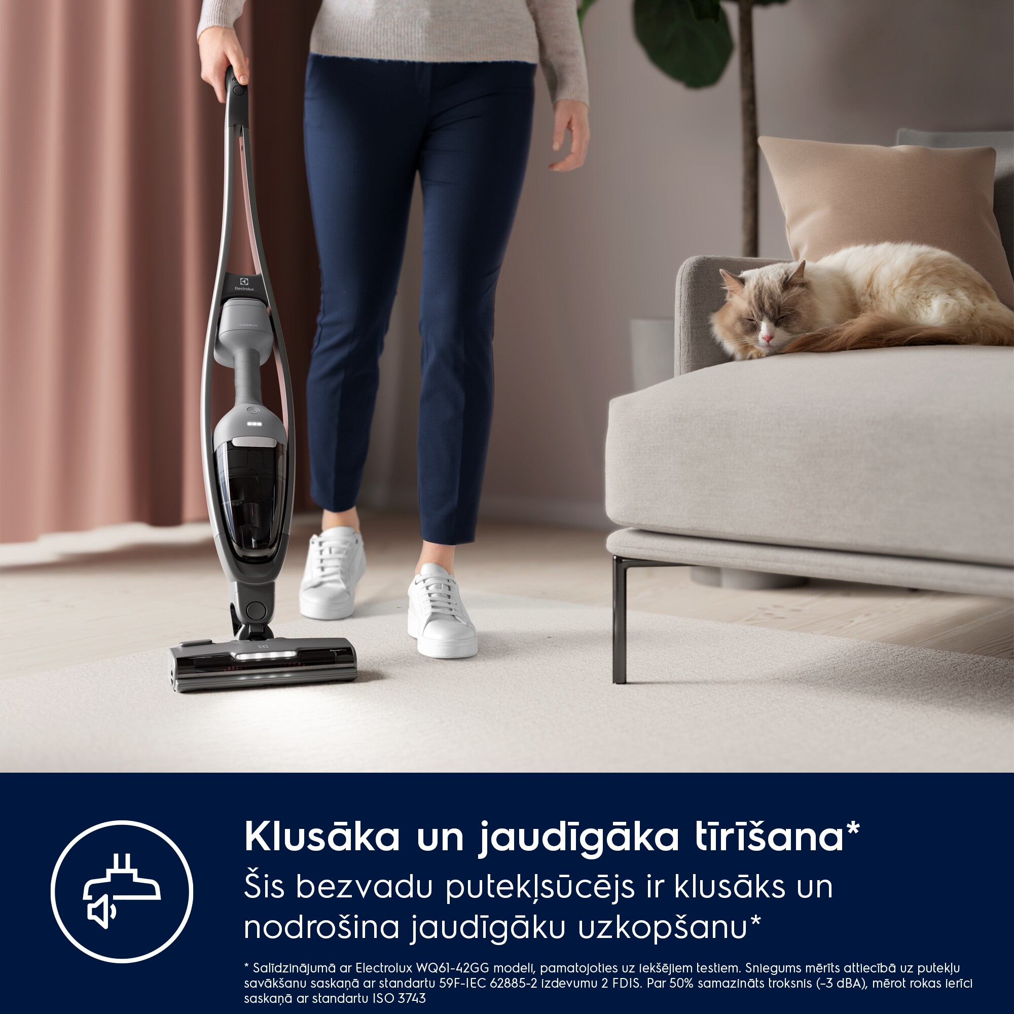 Electrolux - Bezvadu putekļsūcējs - ES62CB25UG