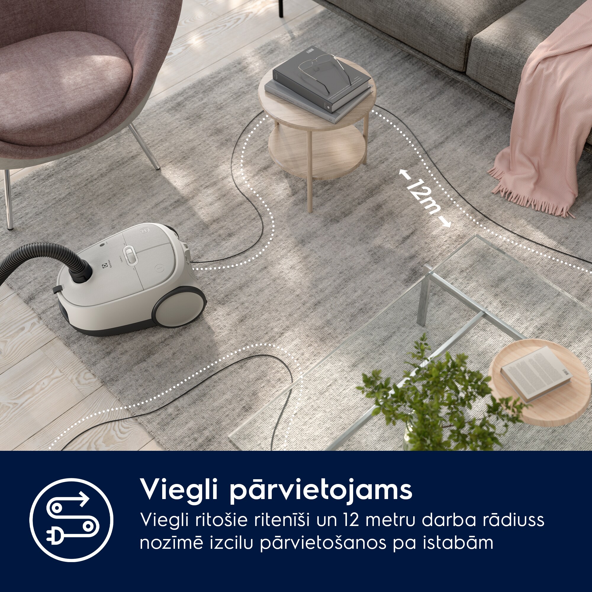 Electrolux - Putekļsūcējs ar vadu - EB61H6SW
