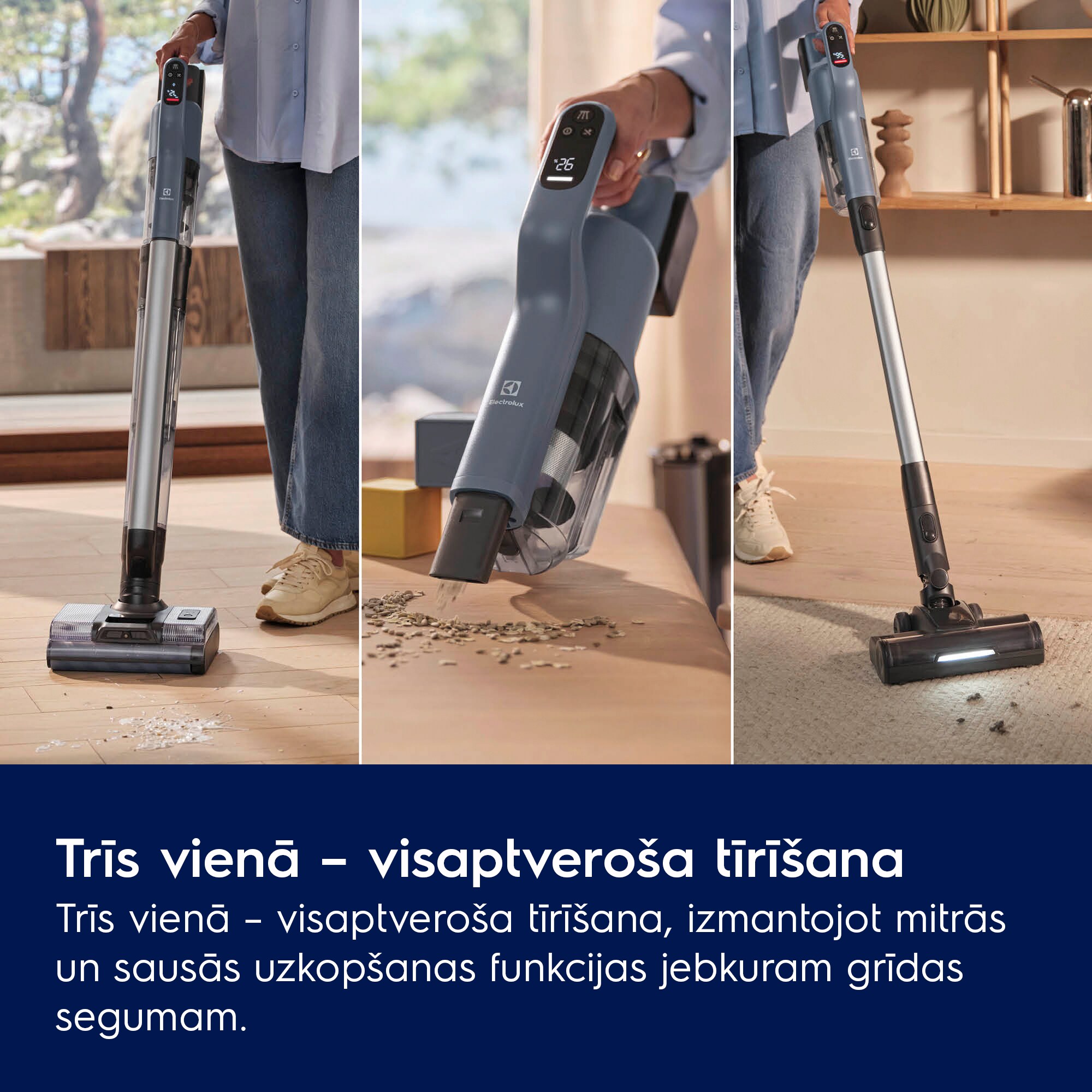Electrolux - Bezvadu putekļsūcējs - EW82U2DB