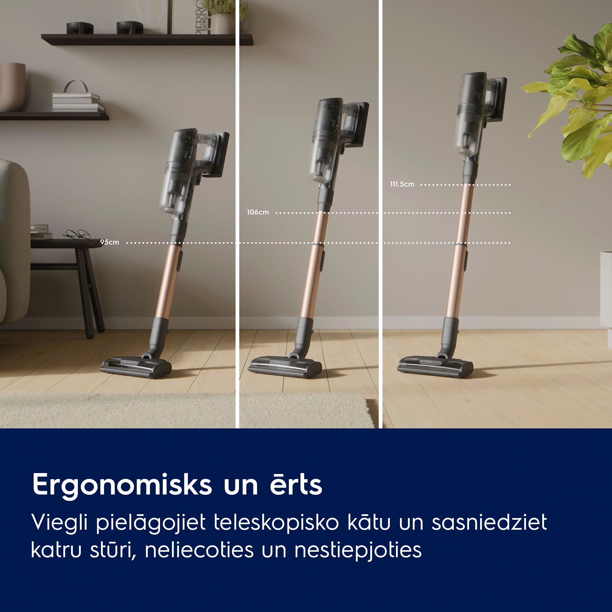 Electrolux - Bezvadu putekļsūcējs - EP83HB25UV