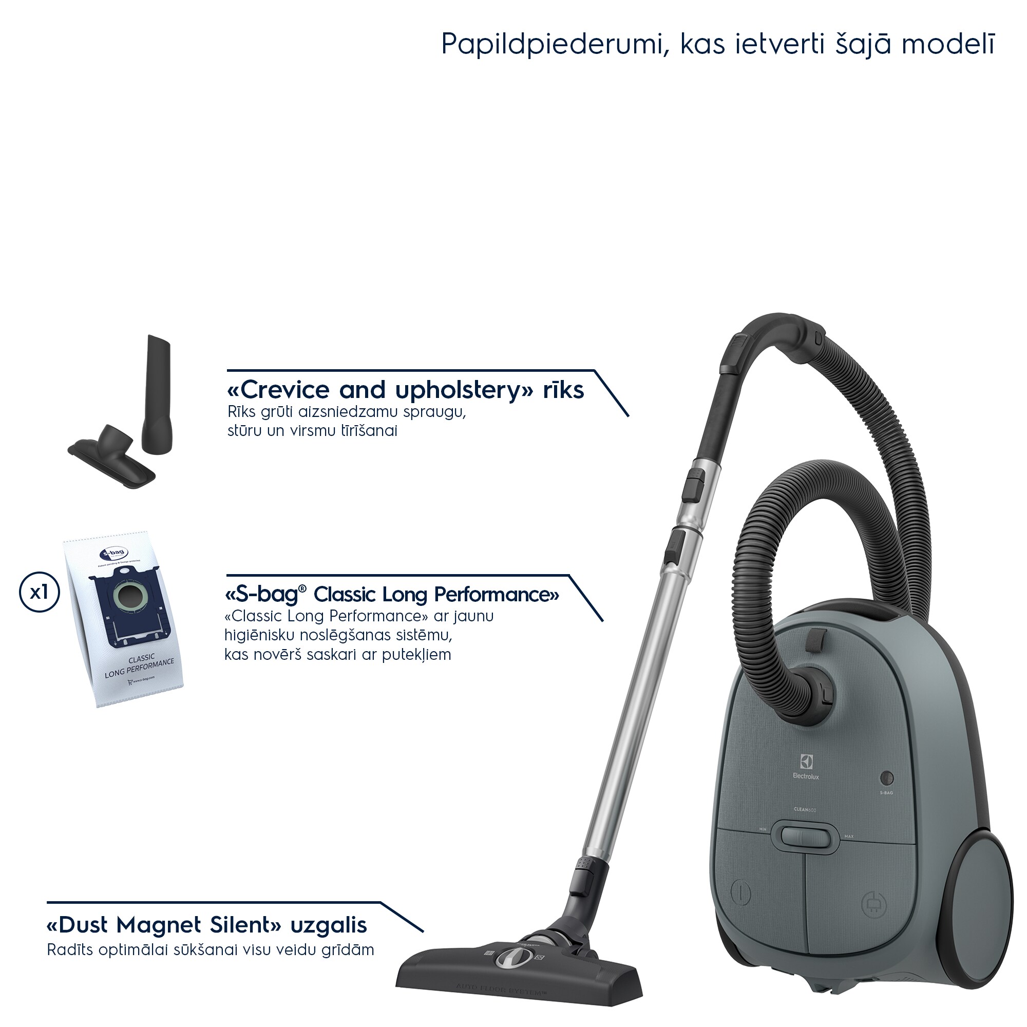 Electrolux - Putekļsūcējs ar vadu - EB61C1OG