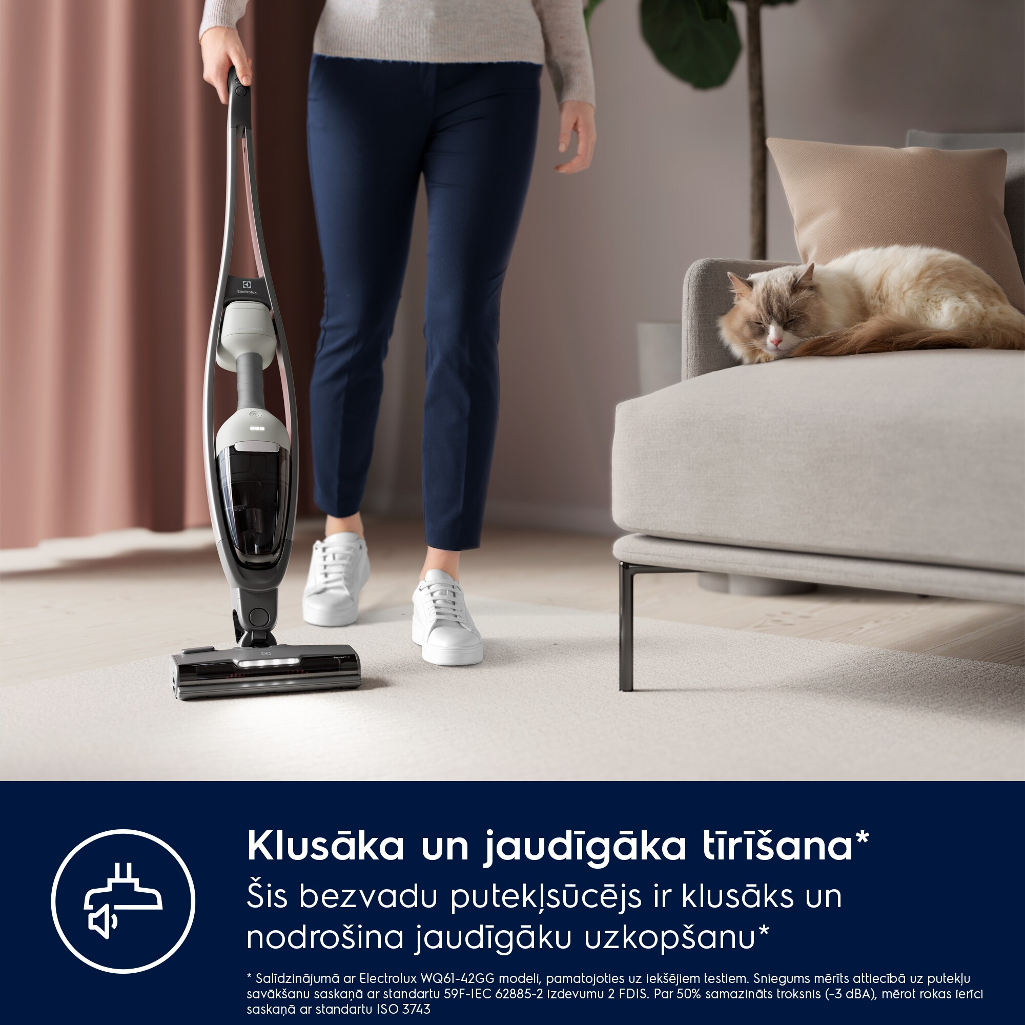 Electrolux - Bezvadu putekļsūcējs - ES62P25WET