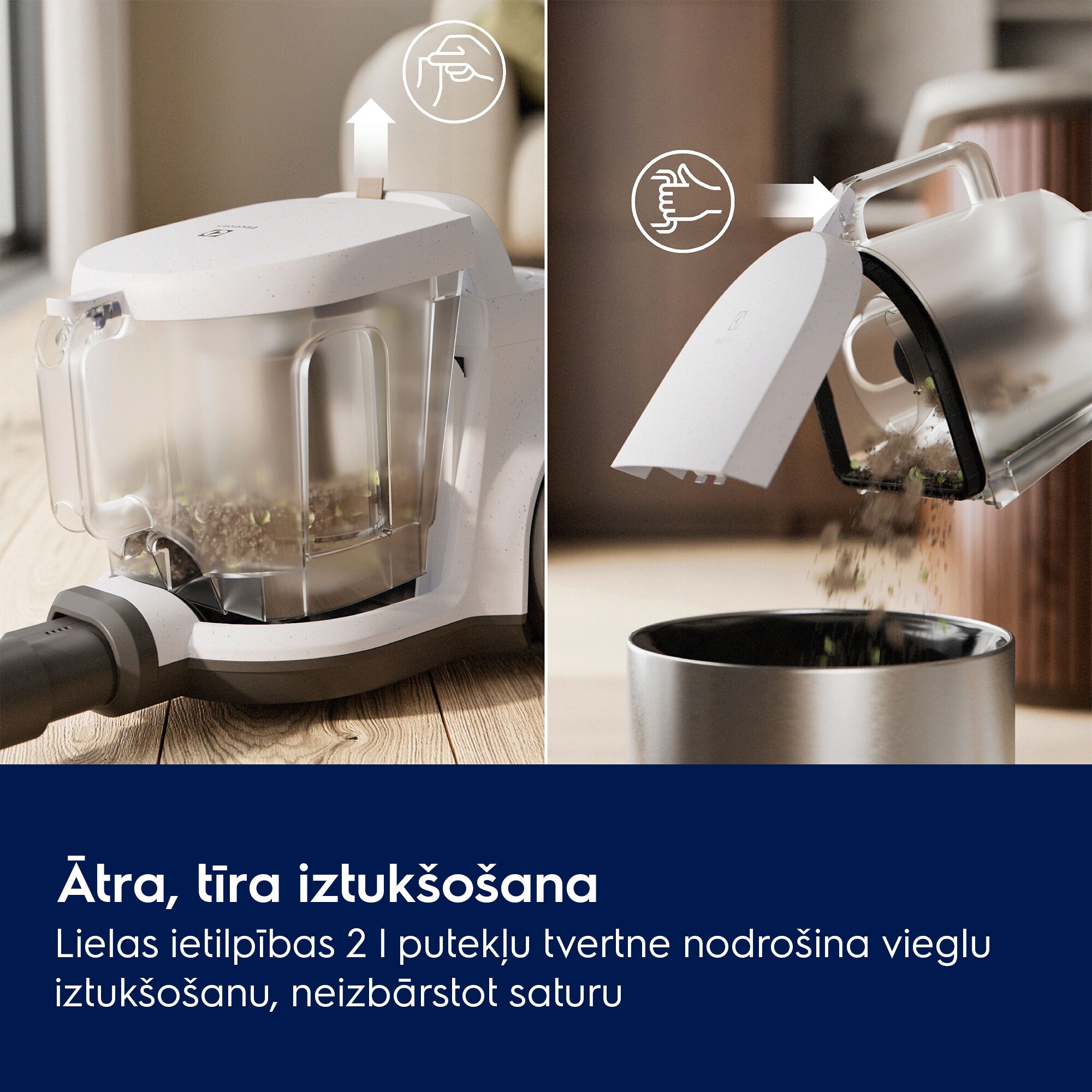 Electrolux - Putekļsūcējs bez maisiņa - EL51C2SW