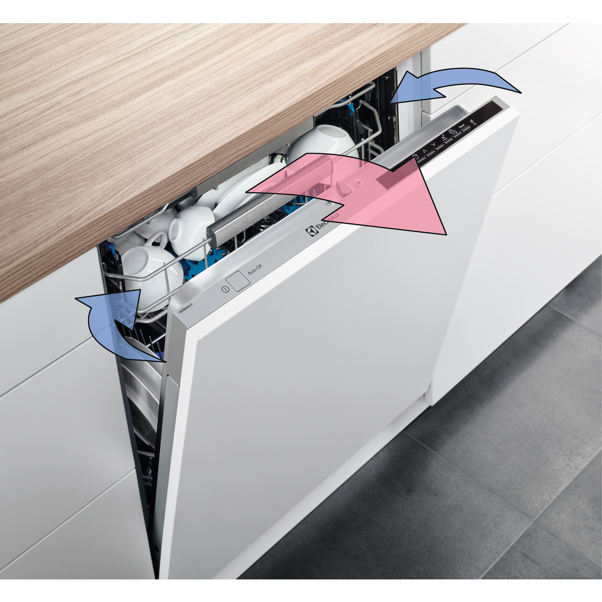 Electrolux - Trauku mašīna 45cm - ESS42220SW