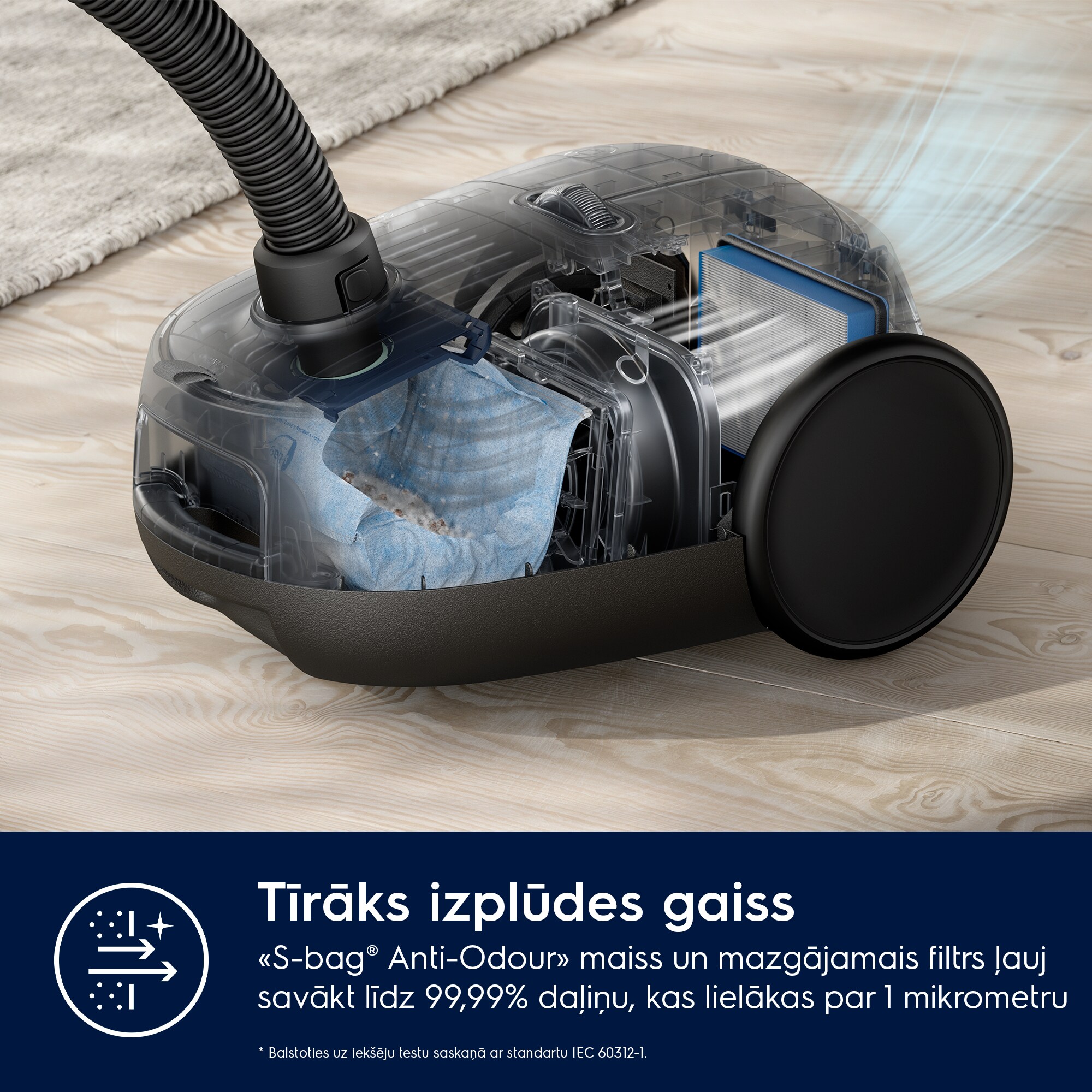 Electrolux - Putekļsūcējs ar vadu - EB61A5UG
