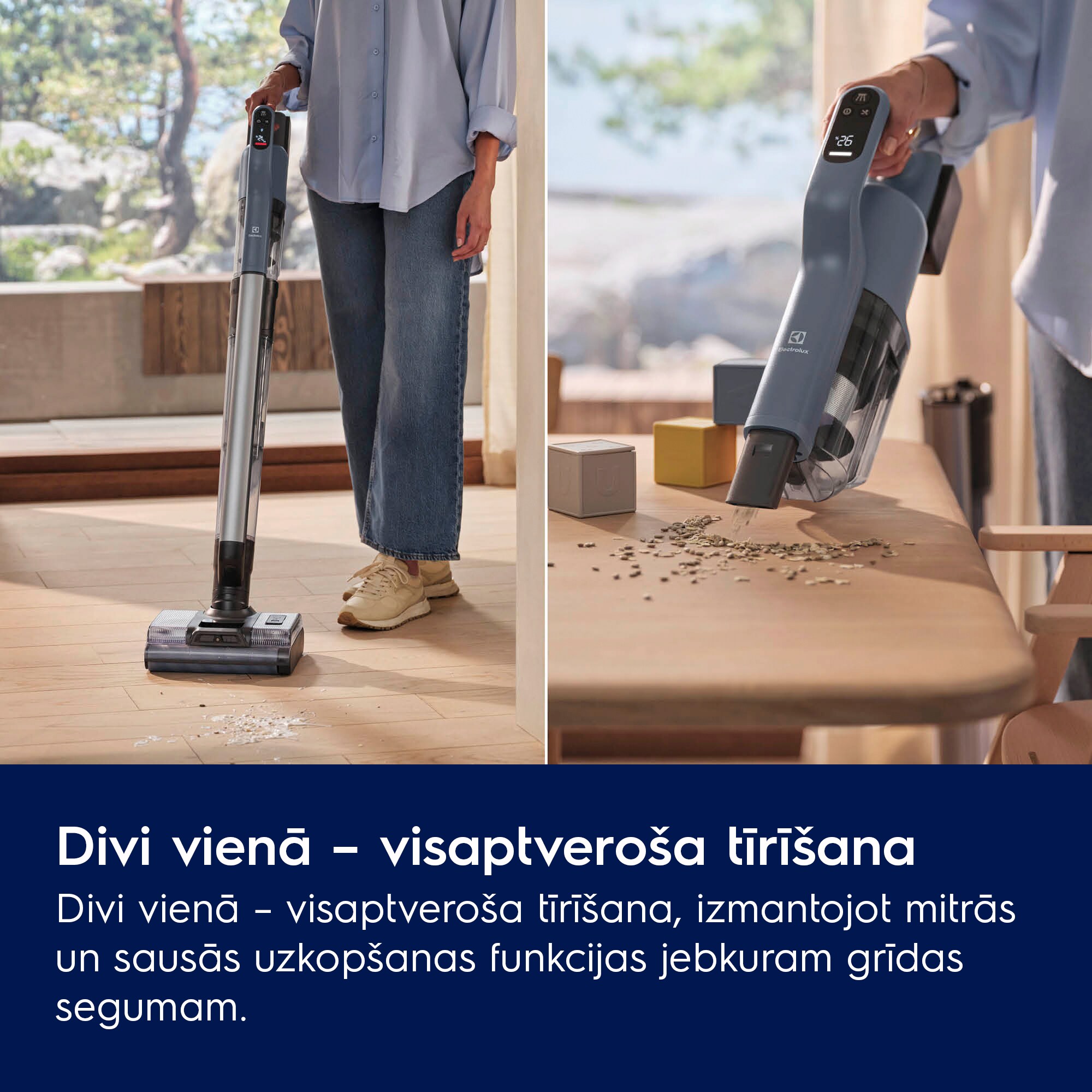 Electrolux - Wet & Dry Cordless cleaner - EW82U1DB