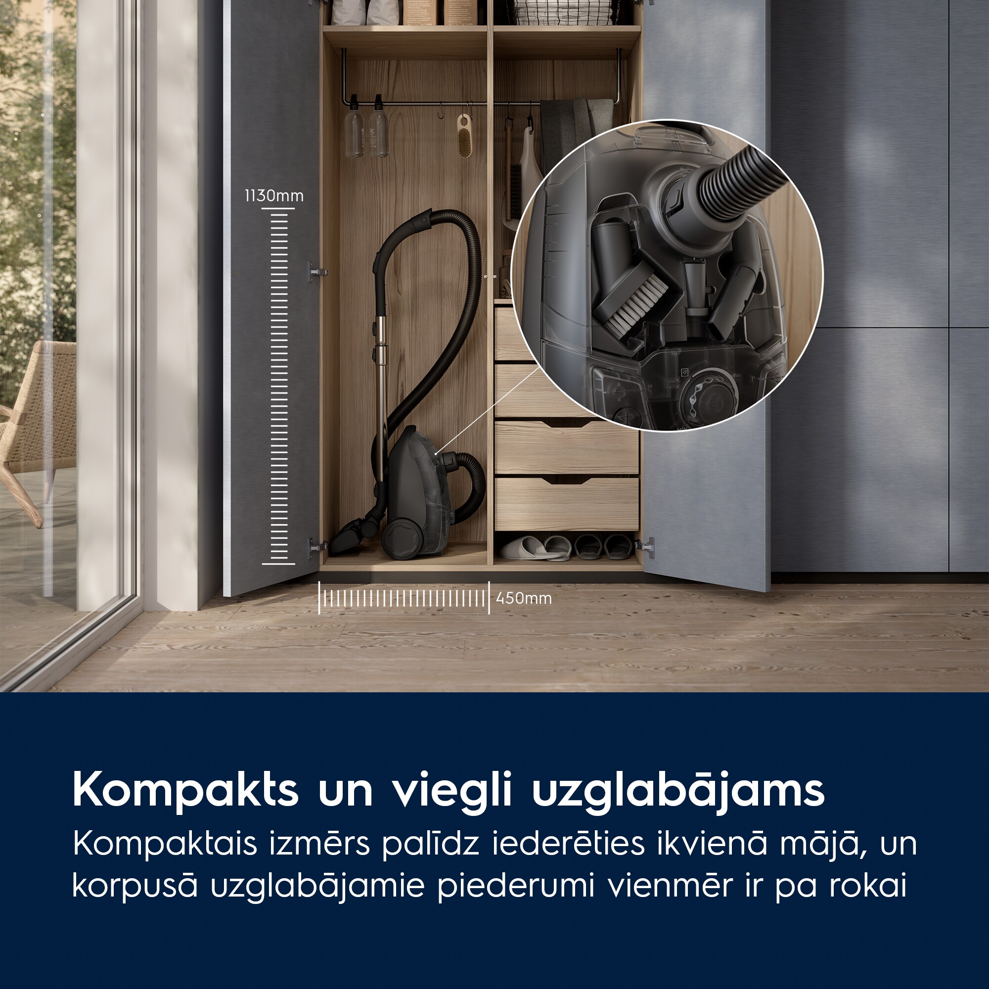 Electrolux - Putekļsūcējs ar vadu - EB51C2DB