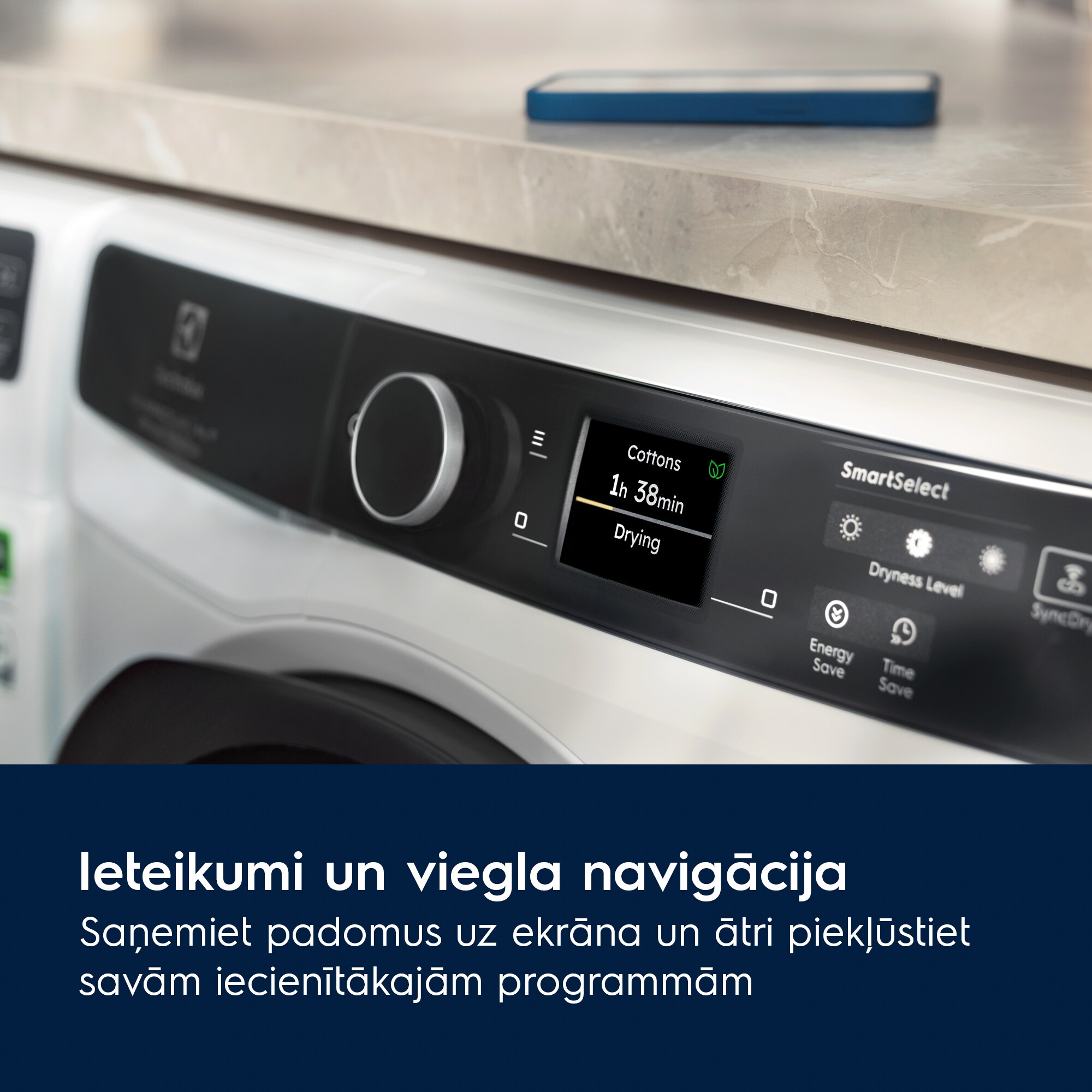 Electrolux - Žāvētājs ar siltumsūkņa tehnoloģiju - EW9D787KCE