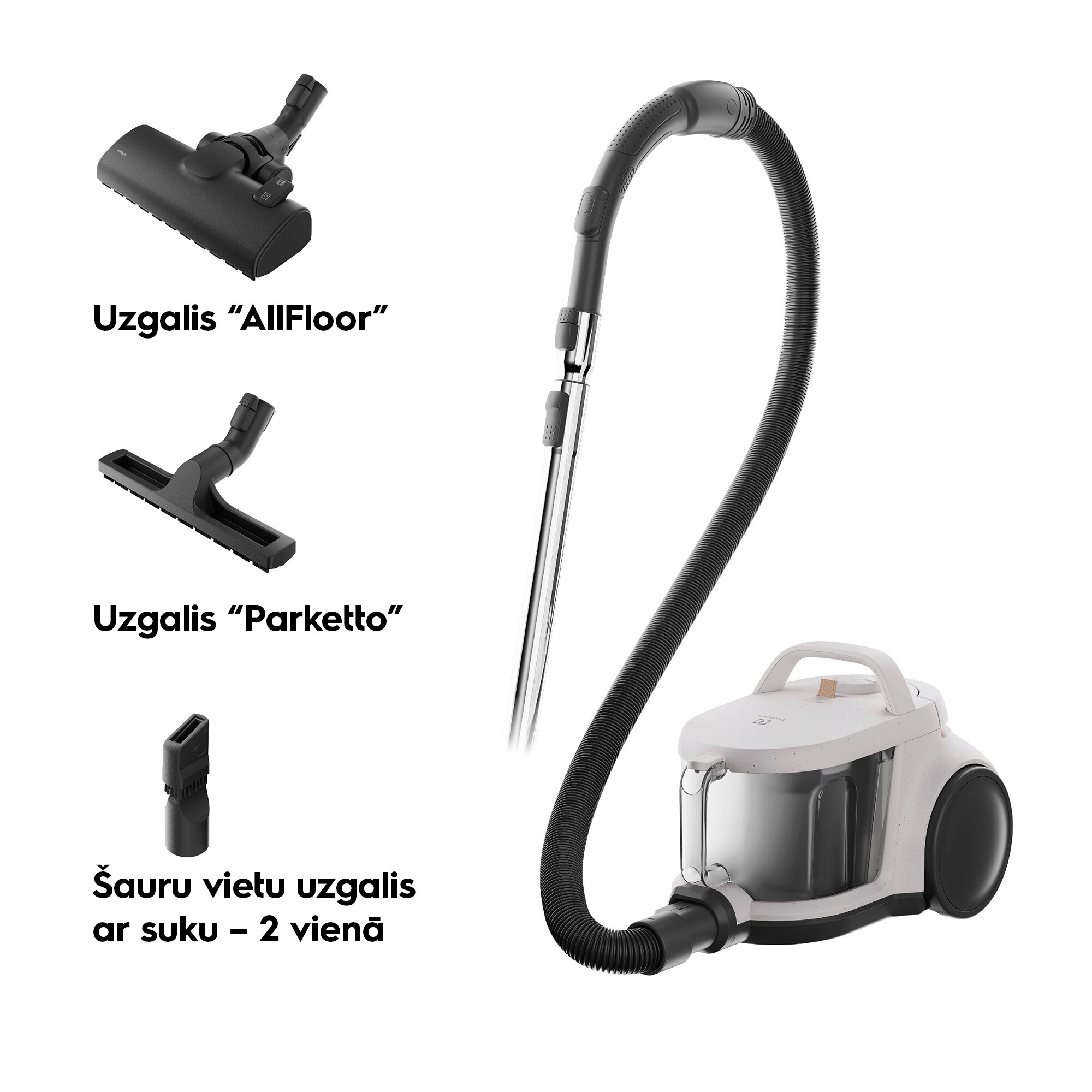 Electrolux - Putekļsūcējs bez maisiņa - EL51C2SW