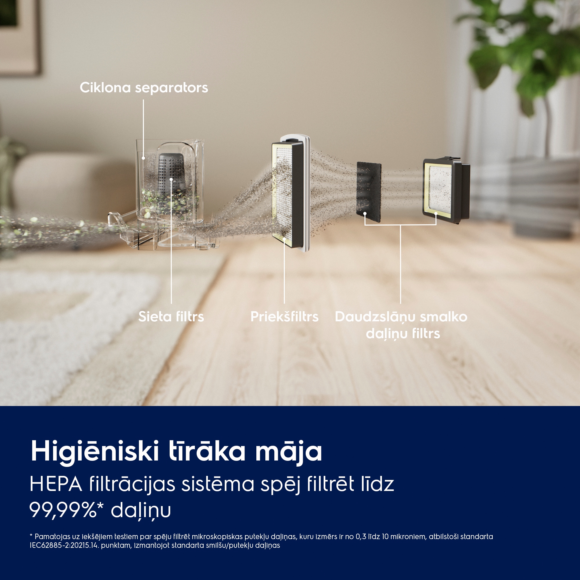 Electrolux - Putekļsūcējs bez maisiņa - EL31C1LDB
