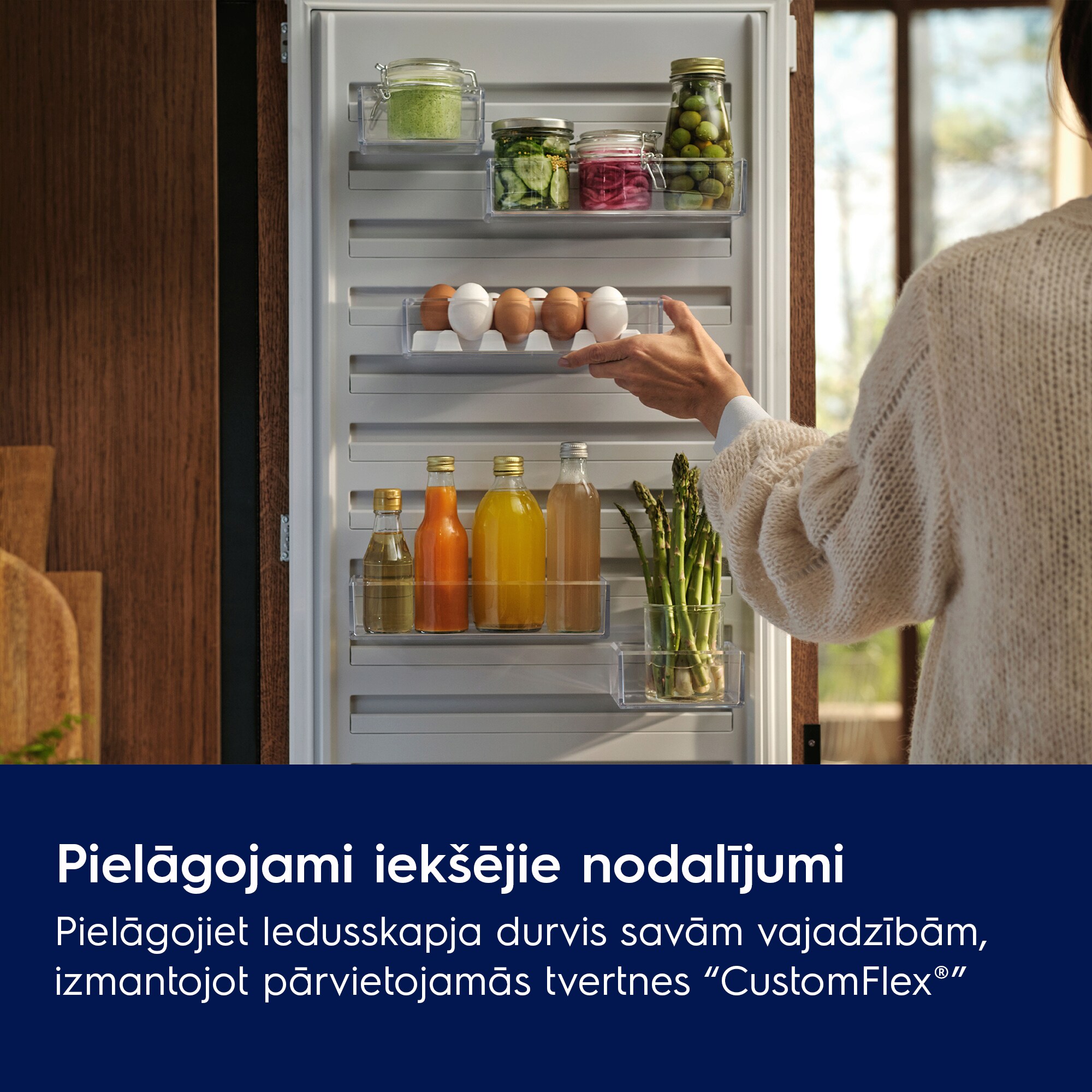 Electrolux - Iebūvējams ledusskapis ar saldētavu - ENCMUSP9S