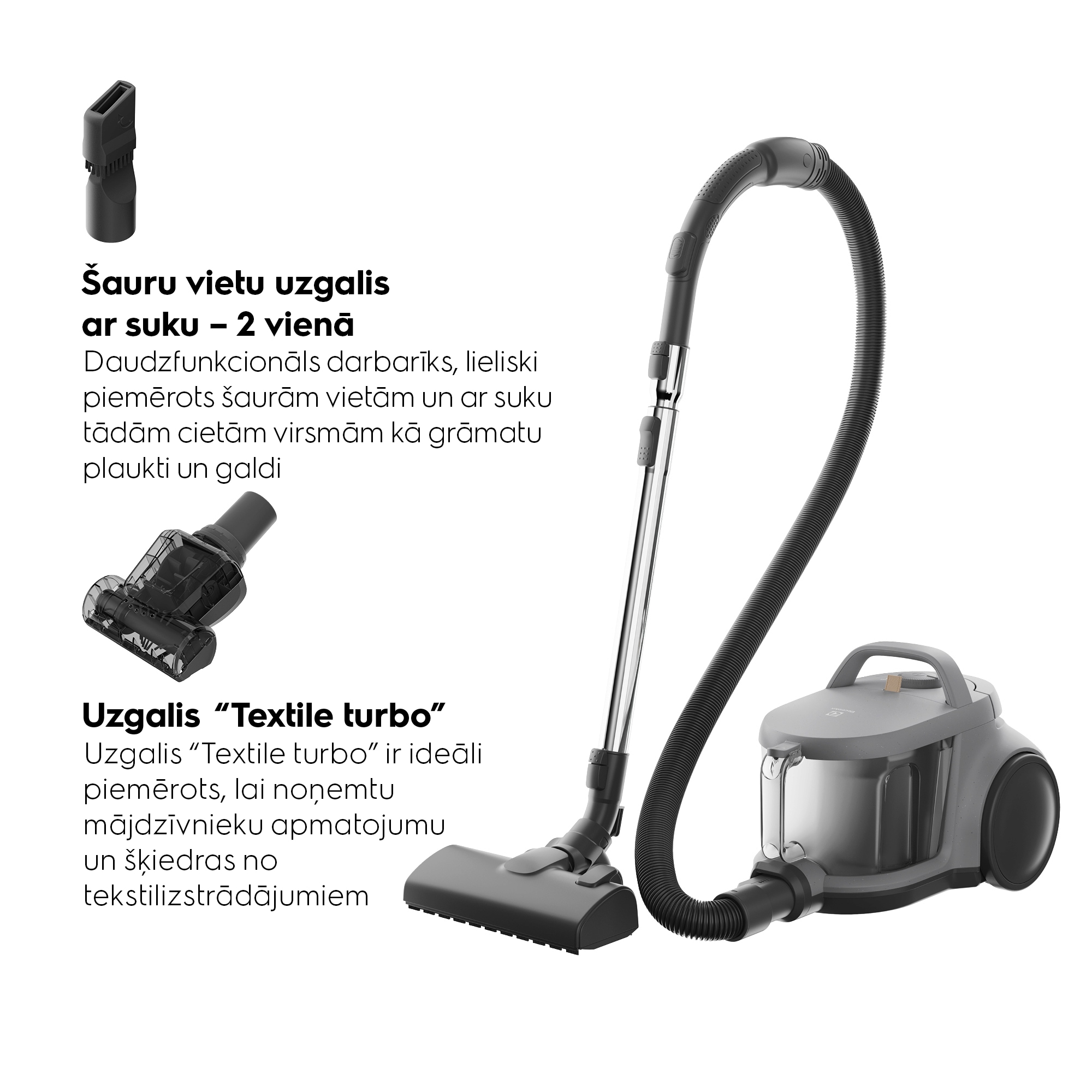 Electrolux - Putekļsūcējs bez maisiņa - EL51A2UG