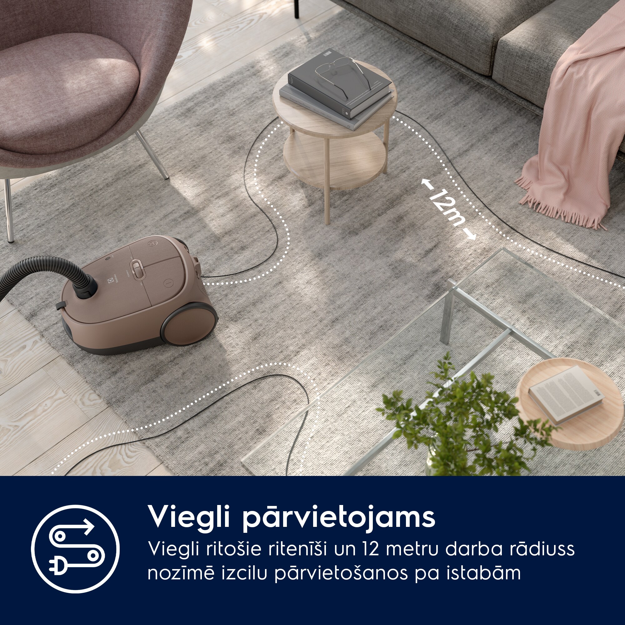 Electrolux - Putekļsūcējs ar vadu - EB61C3WBL