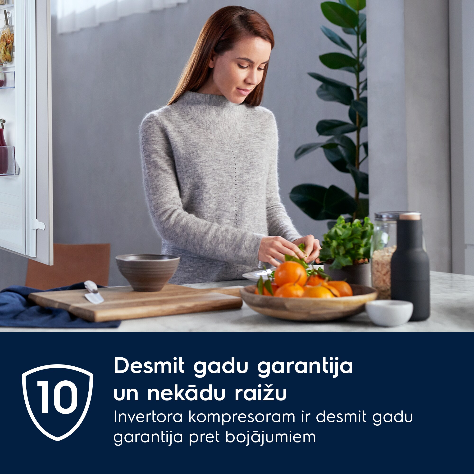 Electrolux - Iebūvējams ledusskapis ar saldētavu - E6MNTE18S