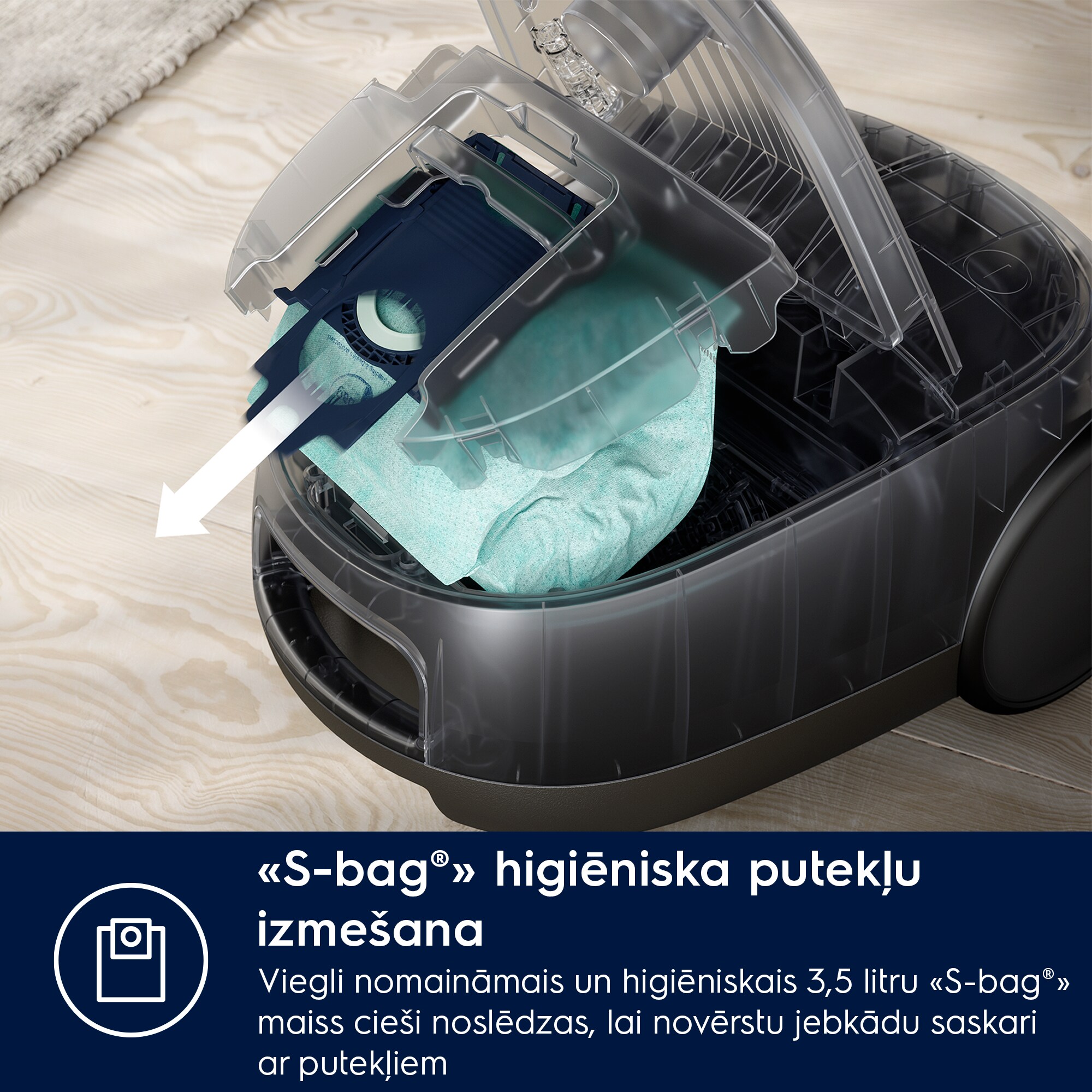 Electrolux - Putekļsūcējs ar vadu - EB61H6SW