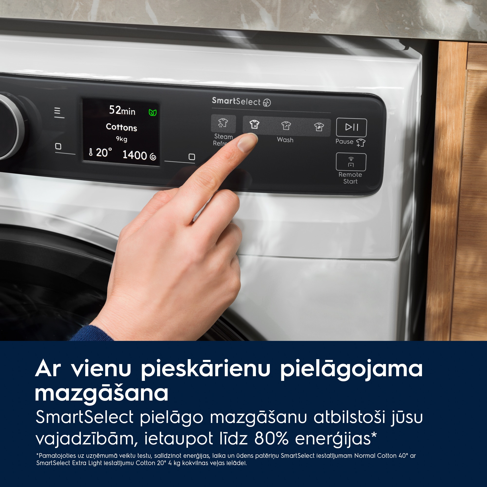 Electrolux - Veļas mazgājamā mašīna ar 9kg ietilpību - EW7F5692QE