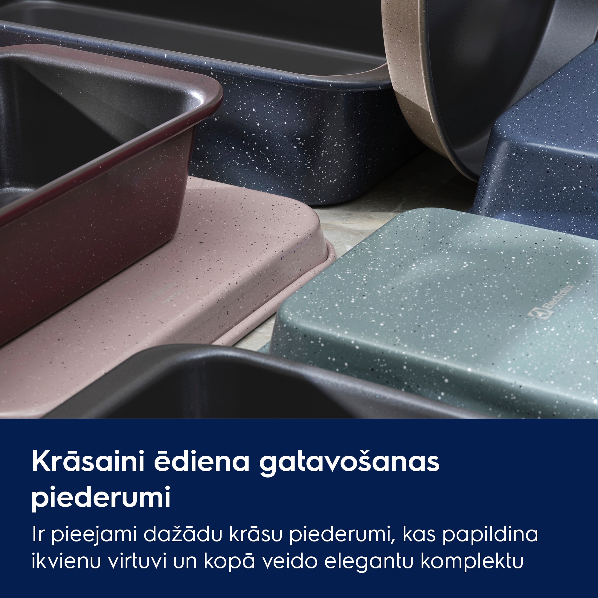 Krāsaini ēdiena gatavošanas piederumi Ir pieejami dažādu krāsu piederumi, kas papildina ikvienu virtuvi un kopā veido elegantu komplektu