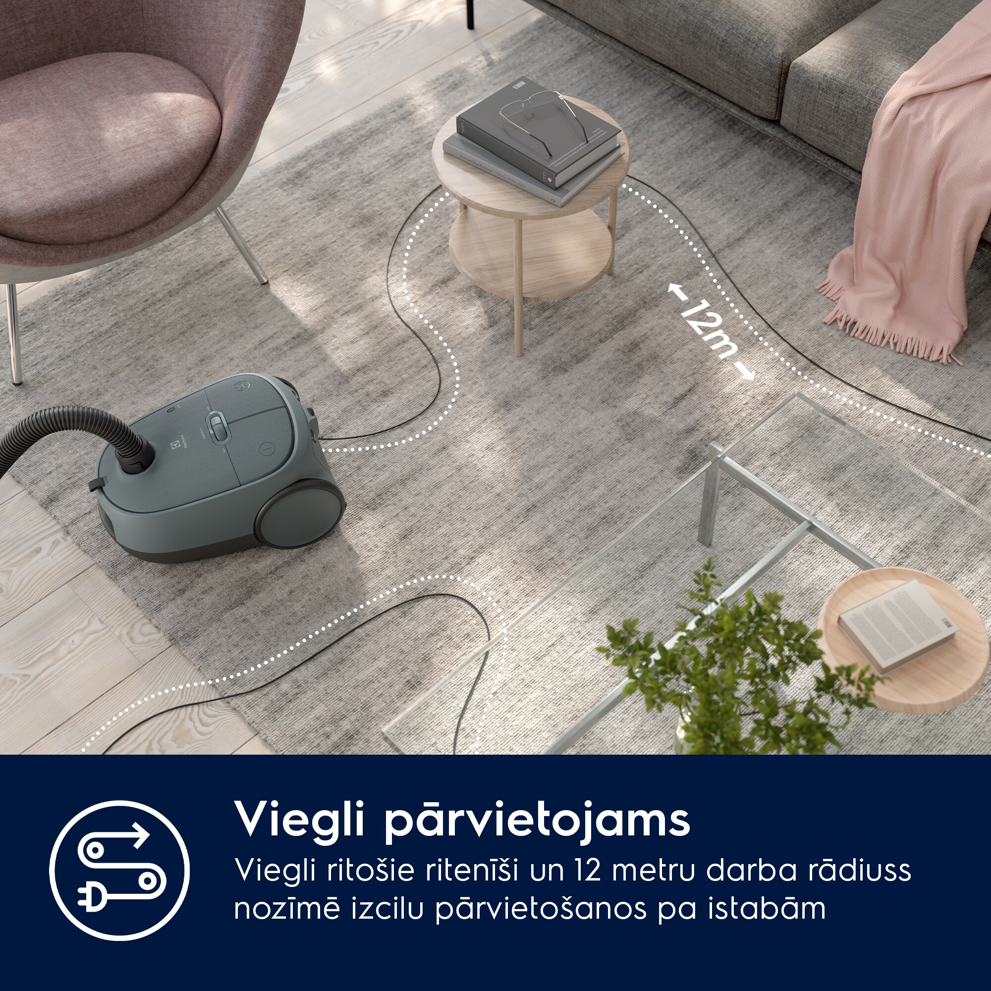 Electrolux - Putekļsūcējs ar vadu - EB61C1OG