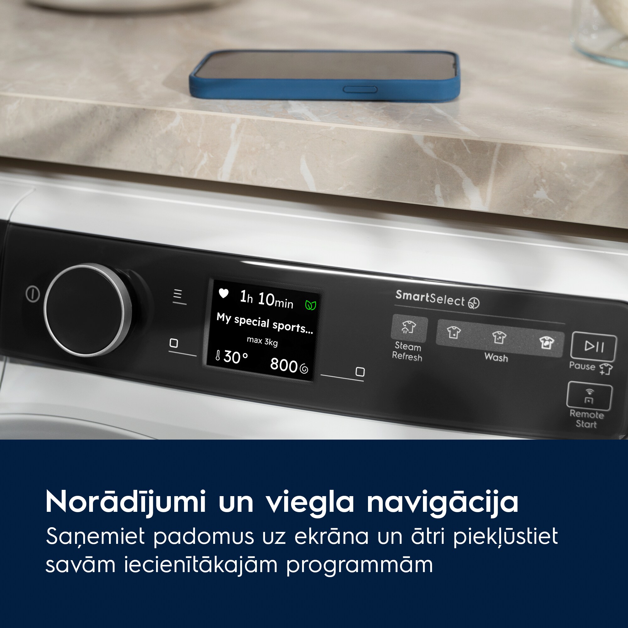 Electrolux - Priekšas ielādes veļas mašīna - EW9F7607WCE