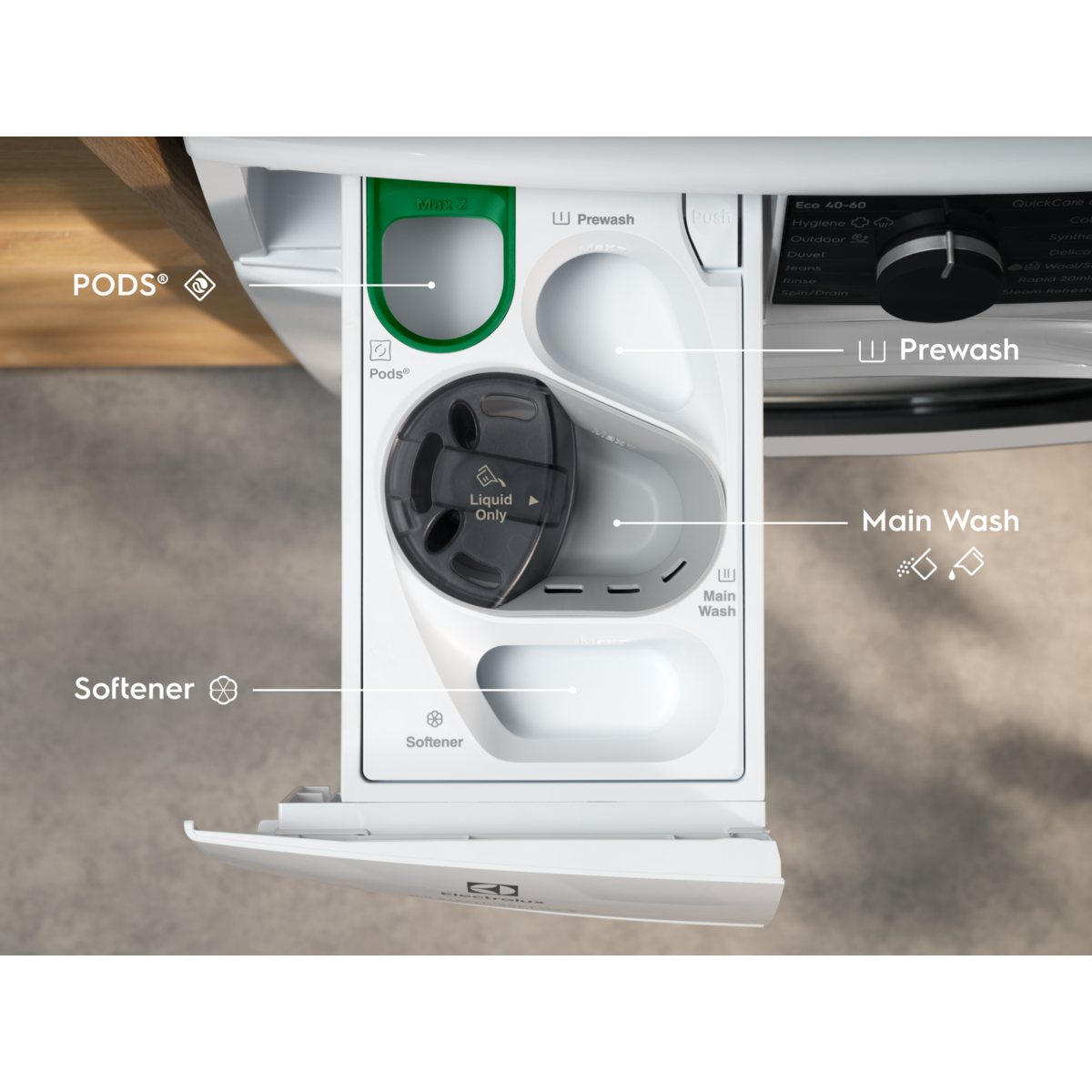 Electrolux - Brīvstāvoša veļas mašīna ar žāvētāju - EW8W7607QE