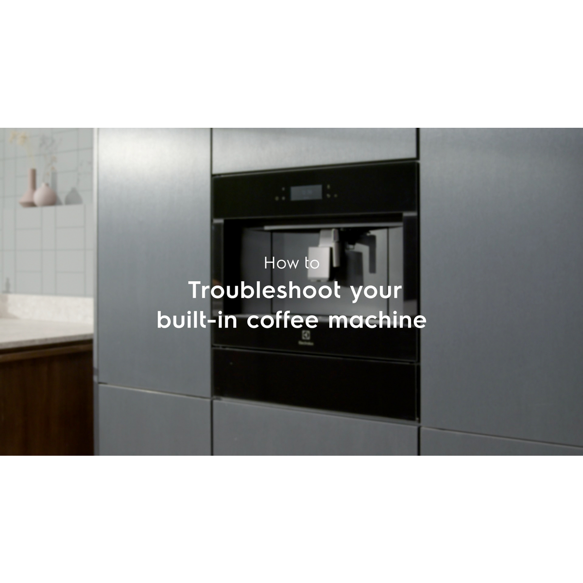 Electrolux - Iebūvējams kafijas automāts - EBC85X