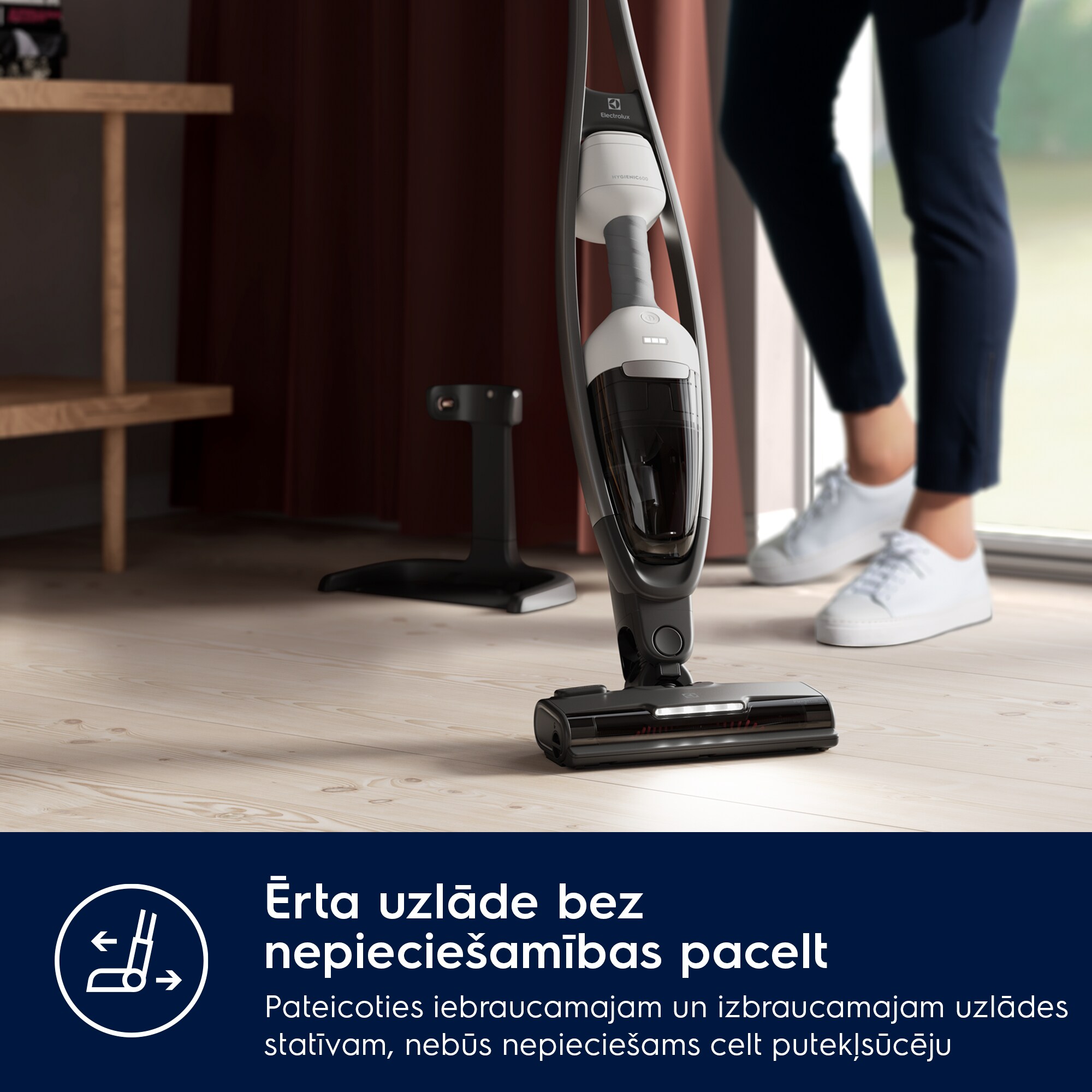 Electrolux - Bezvadu putekļsūcējs - ES62HB25UV