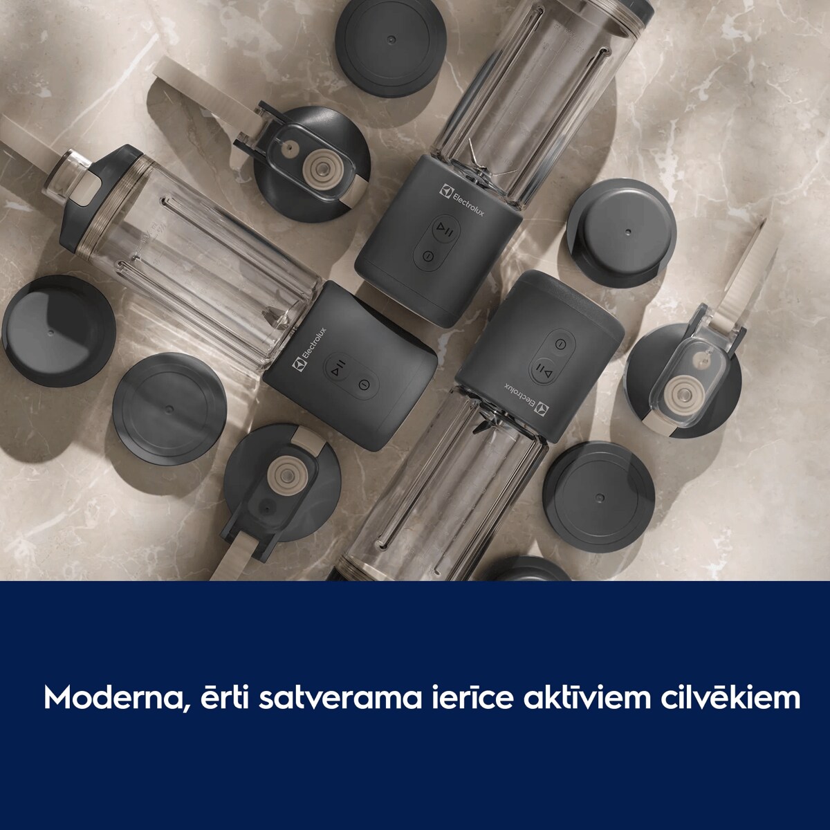 Moderna, ērti satverama ierīce aktīviem cilvēkiem