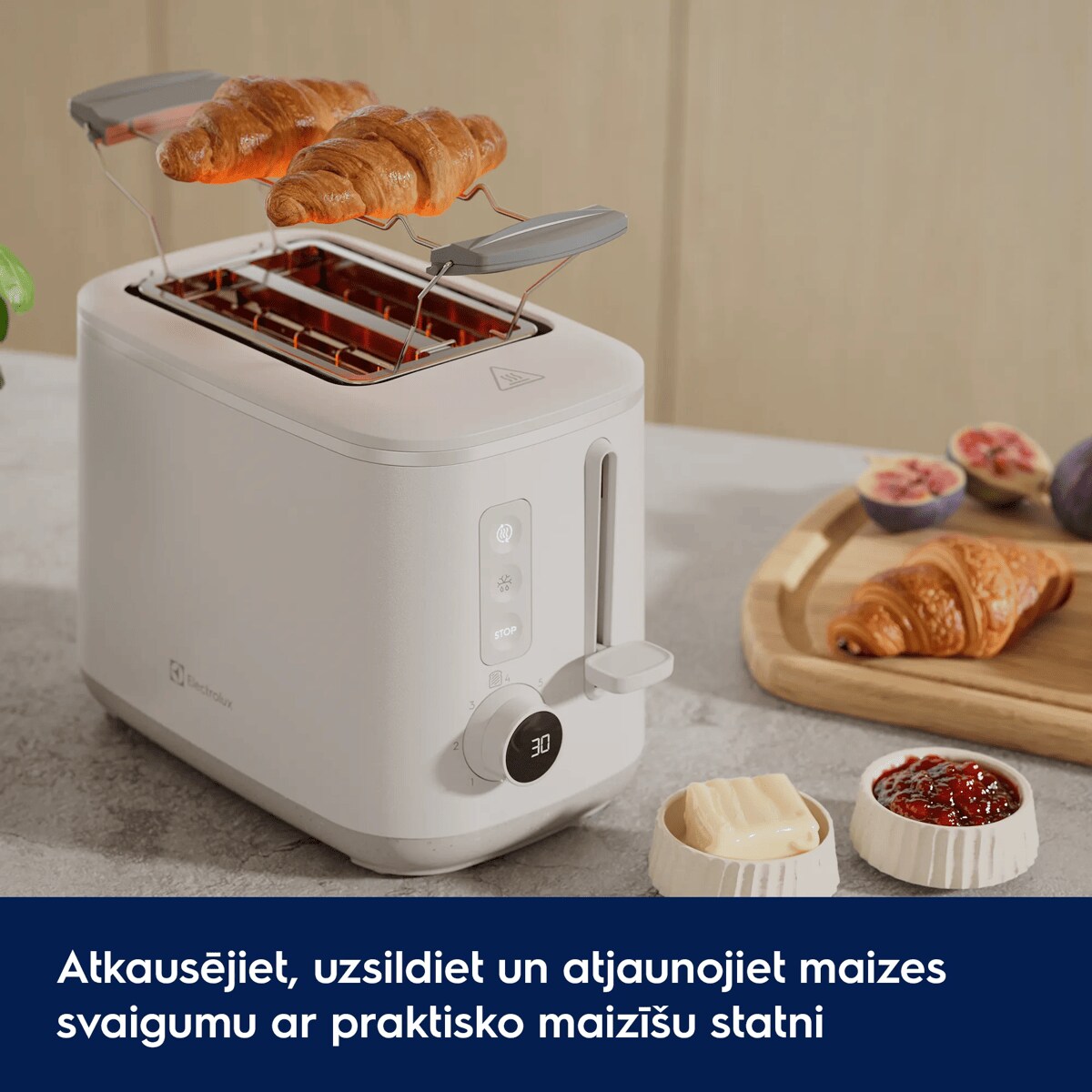 Atkausējiet, uzsildiet un atjaunojiet maizes svaigumu ar praktisko maizīšu statni