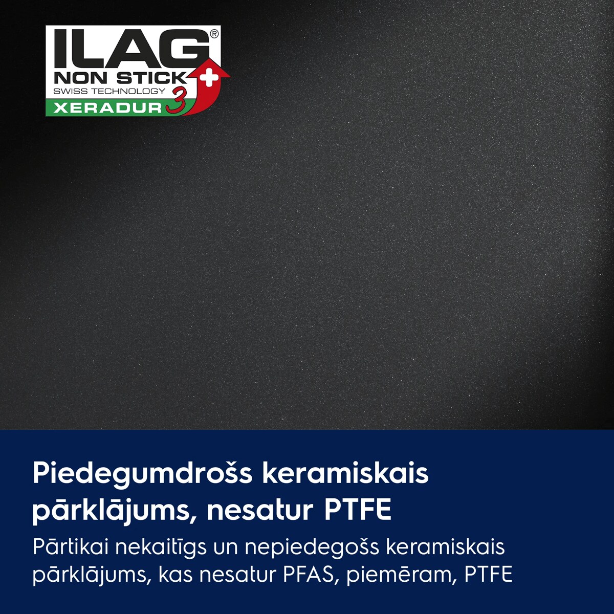 Piedegumdrošs keramiskais pārklājums, nesatur PTFE Pārtikai nekaitīgs un nepiedegošs keramiskais pārklājums, kas nesatur PFAS, piemēram, PTFE