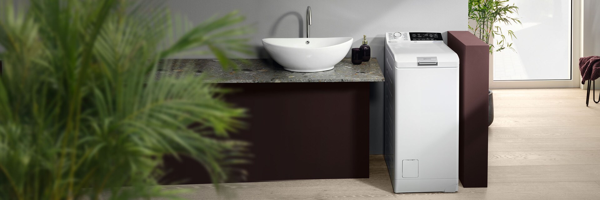 Electrolux augšas ielādes veļas mašīna