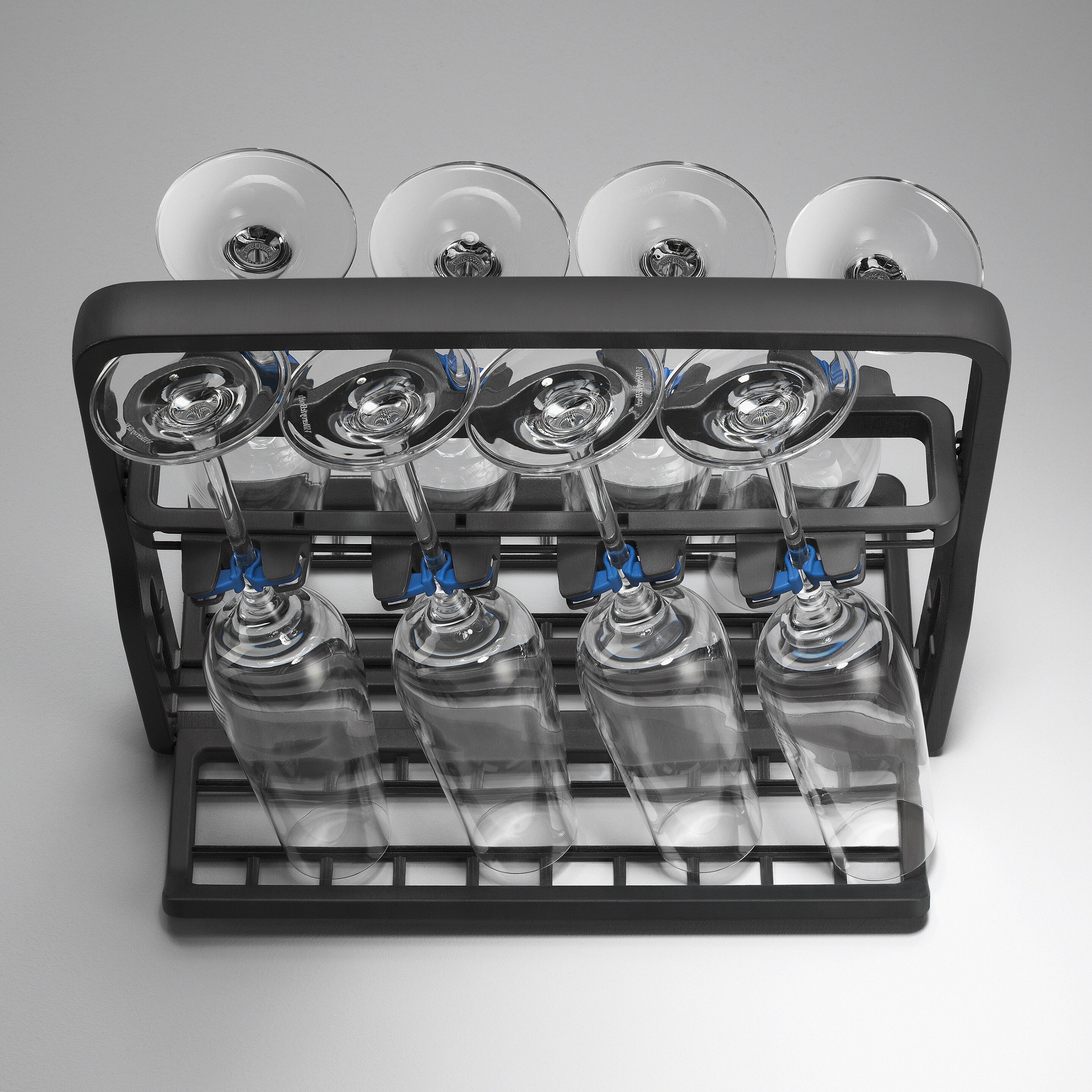 Electrolux stikla grozs ar 8 šampanieša glāzēm