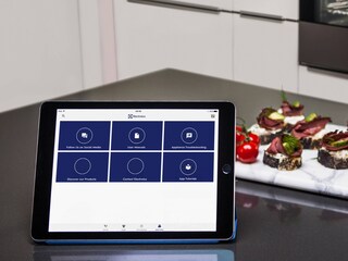 Izstrādājumu sadaļa lietotnē My Electrolux, izmantojot planšetdatoru