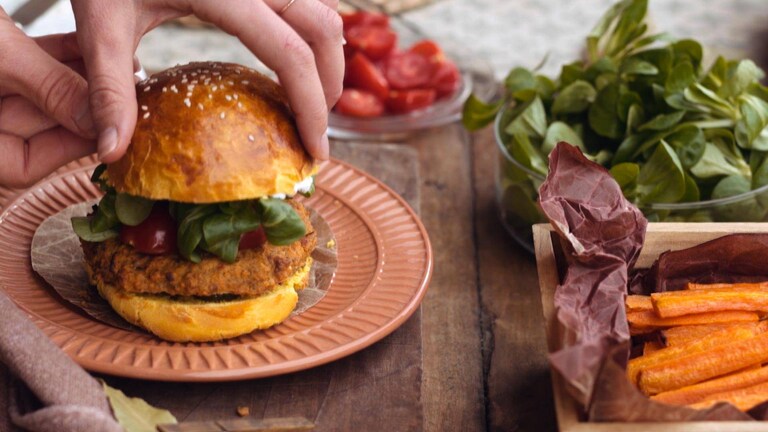 Veģetārais burgers