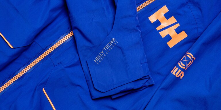 Slēpošanas jakas tuvplāns