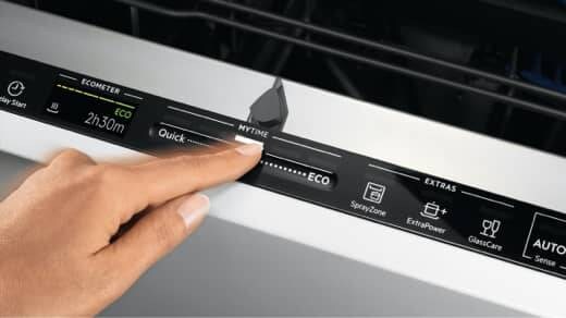 Trauku mazgājamās mašīnas ar QuickSelect tehnoloģiju