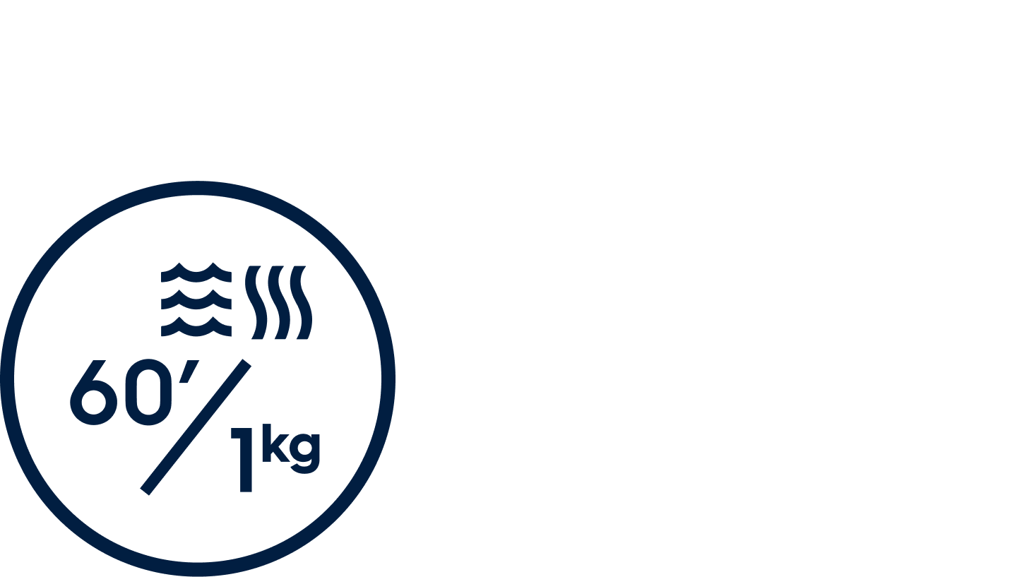 Electrolux OneGo 20/60min programmas ikona